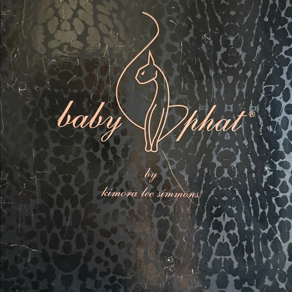 Baby Phat Gold and Black Heels - Picture 2 of 5